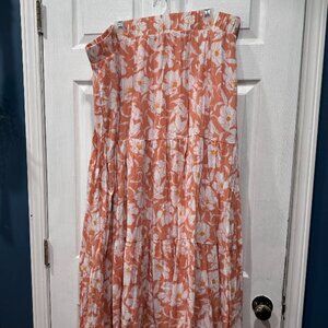 Torrid High-Waisted Tiered Ruffle Maxi Skirt